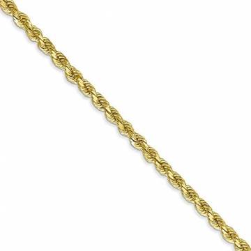 Black Bow Jewellery Company, 10 Karat Gelbgold, Diamantschliff-Panzerkette, 24 cm - 1