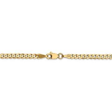 Black Bow Jewellery Company: 2,4 mm, 14 Karat Weißgold, Panzerkette, 24 