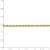 Black Bow Jewellery Company: 3 mm, 10 Karat Gelbgold, Diamantschliff-Panzerkette, 24 cm - 3