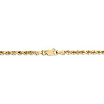 Black Bow Jewellery Company Ohrringe 14 Karat Gelbgold, Diamantschliff-Panzerkette, 24 cm - 2