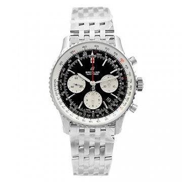 Breitling Navitimer 1 Steel Black Dial Automatic Mens Watch AB012121/BG75-450A - 1
