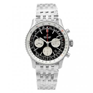 Breitling Navitimer 1 Steel Black Dial Automatic Mens Watch AB012121/BG75-450A - 1