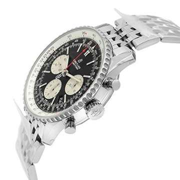 Breitling Navitimer 1 Steel Black Dial Automatic Mens Watch AB012121/BG75-450A - 5