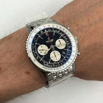 Breitling Navitimer 1 Steel Black Dial Automatic Mens Watch AB012121/BG75-450A - 9