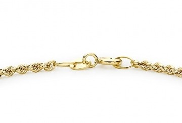 Carissima Gold Armband aus 9 Karat Gelbgold, geflochtenes Design, mit Kugeln, 18 cm - 3