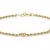 Carissima Gold Armband aus 9 Karat Gelbgold, geflochtenes Design, mit Kugeln, 18 cm - 1