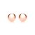 Carissima Gold Damen 3 mm Ball Ohrstecker 18k (750)Rotgold - 1