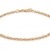 Carissima Gold Damen Hollow 2.1mm Diamantschliff Prinz von Wales Armband Rotgold 18 cm/7 zoll 5.29.4301 - 1