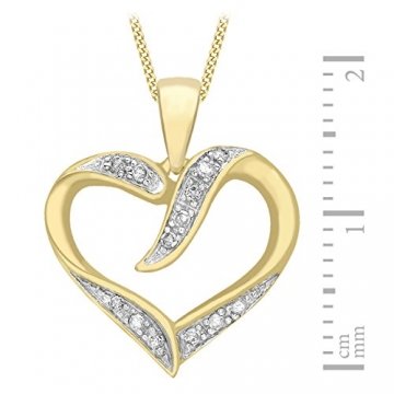 Carissima Gold Damen - Kette 375 Rundschliff Diamant 1.45.5670 - 6