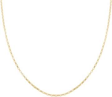 Carissima Gold Damen Oval Hollow 2.1 Diamantschliff Belcher Halskette 9k (375) Gelbgold 51 cm/20 zoll 1.14.5815 - 5