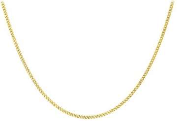 Carissima Gold Damen Panzerkette 9k (375) Gelbgold 1.4mm Diamantgeschliffen 61cm/24zoll - 2