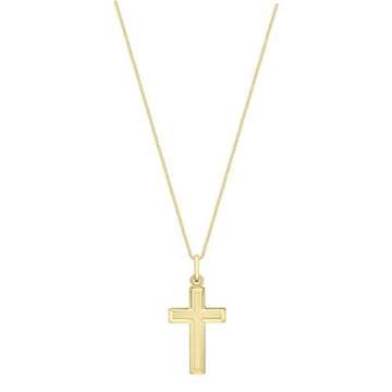 Carissima Gold Rolokette Mit Anhänger 9k (375) Gelbgold Dickes Kreuz 45.72cm - 6