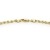 Carissima Gold Unisex Hollow Diamantschliff Rope Fußkette 9k(375) Gelbgold 2mm 25.5cm/10zoll - 4
