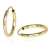 Creolen Ohrringe Gelbgold 333 Gold (8 Karat) Ø 15mm Goldcreolen Goldohrringe Damenohrringe Ohrschmuck Leyla C-04113-G301-15mm/2mm - 3