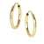 Creolen Ohrringe Gelbgold 333 Gold (8 Karat) Ø 15mm Goldcreolen Goldohrringe Damenohrringe Ohrschmuck Leyla C-04113-G301-15mm/2mm - 4