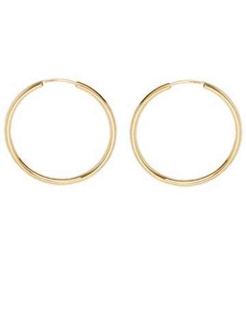 Creolen Ohrringe Gelbgold 333 Gold (8 Karat) Ohne Stein Ø 30mm Glanz Goldohrringe Goldcreolen Damenohrringe Ohrschmuck Paloma Blanca V0004852 - 2