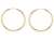 Creolen Ohrringe Gelbgold 333 Gold (8 Karat) Ohne Stein Ø 30mm Glanz Goldohrringe Goldcreolen Damenohrringe Ohrschmuck Paloma Blanca V0004852 - 2