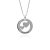 Damen Halskette 925 Silber Kette mit Herz Anhänger und personalisierte Gravur Lieblingsstück für den Lieblingsmensch, ideales Geschenk für die Frau oder Freundin - 1