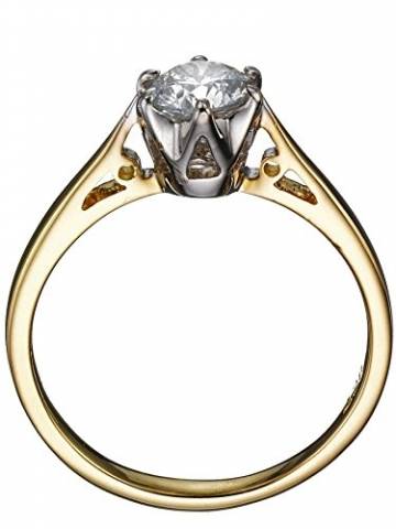 Diamantring Gelbgold mit 1/2 Karat Diamant - mit Zertifikat - 4