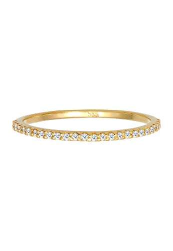 DIAMORE Ring Damen Geo Microsetting mit Diamant (0.25 ct.) in 585 Gelbgold - 3