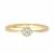 DIAMORE Ring Damen Verlobung mit Diamant (0.06 ct.) Klassiker in 585 Gelbgold - 3