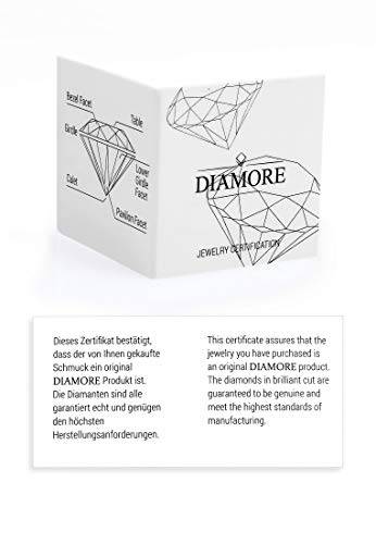 DIAMORE Ring Damen Verlobung mit Diamant (0.06 ct.) Klassiker in 585 Gelbgold - 4