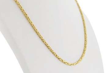 Echt 585 Gold Königskette Halskette Gelbgold Herrenkette Goldkette 65cm 4,00mm Massiv K4 - 2