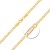 EDELWEISS Goldkette, Fantasiekette Gelbgold 333/8 K, Länge 50 cm, Breite 3.5 mm, Gewicht ca. 4.1 g, NEU - 3