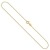 Edle Damen Gold Halskette 0,7 mm, Venezianerkette 585 aus Gelbgold, Echt Gold Kette mit Stempel, Goldkette mit Federringverschluss, Länge 36 cm, Gewicht ca. 1,4 g, Made in Germany - 1