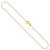 Edle Damen Gold Halskette 0,7 mm, Venezianerkette 750 aus Gelbgold, Echt Gold Kette mit Stempel, Goldkette mit Federringverschluss, Länge 50 cm, Gewicht ca. 2,4 g, Made in Germany - 1