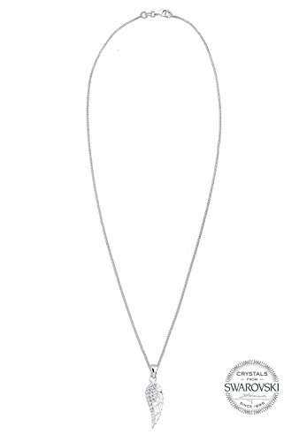 Elli Halskette Damen Flügel Anhänger mit Swarovski® Kristallen in 925 Sterling Silber - 2
