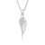 Elli Halskette Damen Flügel Anhänger mit Swarovski® Kristallen in 925 Sterling Silber - 1