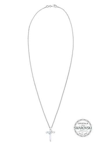 Elli Halskette Damen Kreuz Religion mit Swarovski® Kristalle in 925 Sterling Silber - 2