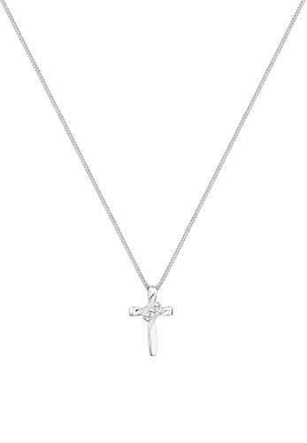 Elli Halskette Damen Kreuz Religion mit Swarovski® Kristalle in 925 Sterling Silber - 4