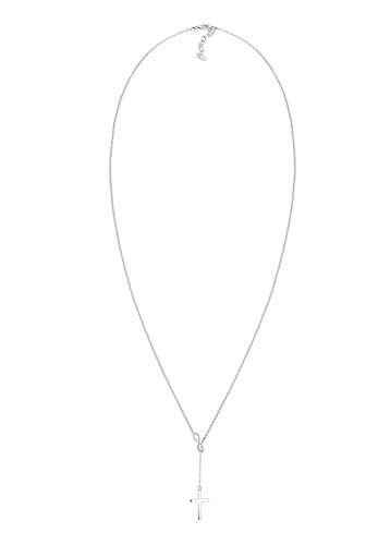 Elli Halskette Damen Y-Chain mit Kreuz Infinity Symbol in 925 Sterling Silver - 45cm Länge - 3