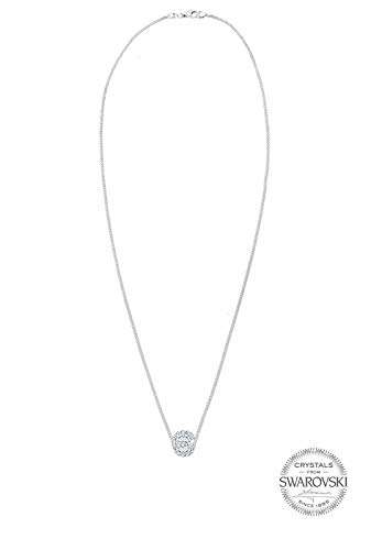 Elli Halskette Elli Damen Halskette mit Kugel in 925 Sterling Silber Swarovski Kristalle 45 cm lang - 3