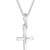 Elli Halskette Halskette Damen mit Kreuz Anhänger und Sterngravur in 925 Sterling Silber - 1
