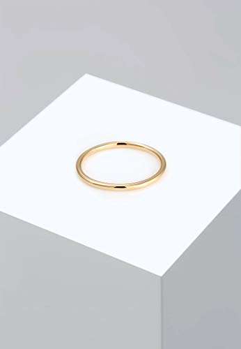 Elli PREMIUM Ring Damen Bandring Ehering Trauring Hochzeit in 585er Gelbgold - 7