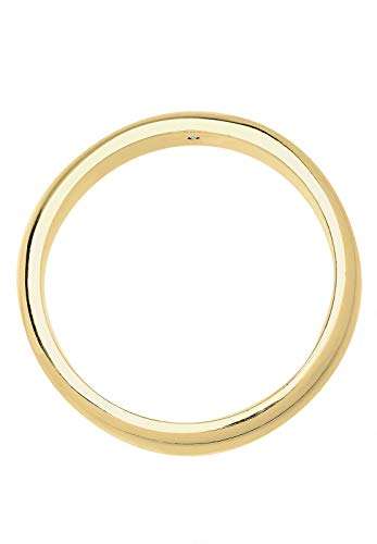 Elli PREMIUM Ring Damen Ehering Solitär mit Diamant (0.03 ct.) in 375 Gelbgold - 2