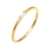 Elli PREMIUM Ring Damen Liebe Zart Dezent Edel Geo in 585 Gelbgold (14k) Topas - 1