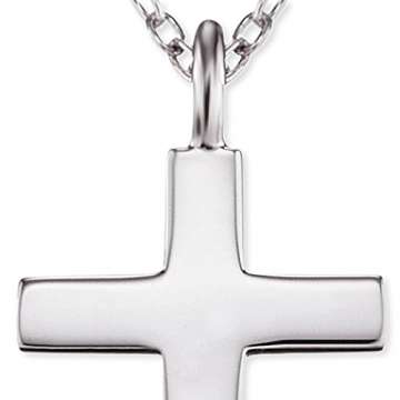 Engelsrufer Kreuz Kette mit Anhänger für Damen 925er-Sterlingsilber Länge 38 cm plus 4 cm - 2