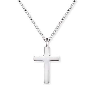 Engelsrufer Kreuz Kette mit Anhänger für Damen 925er-Sterlingsilber Länge 38 cm plus 4 cm - 1