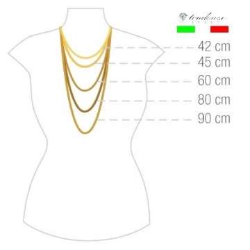Feine Königskette 18kt vergoldet 2,4 mm Länge 55 cm, Halskette Goldkette Herren-Kette Damen Geschenk Schmuck ab Fabrik Italien tendenze BZG2,4-55 - 4