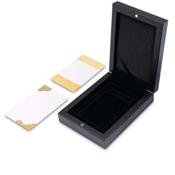 Goldbarren 1g Heraeus im edlen Geschenk-Etui mit Grußkarte - Schwarz - Feingold 999,9 (1g Gold) - 5