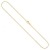 Goldkette, Ankerkette flach Gelbgold 585/14 K, Länge 60 cm, Breite 1.2 mm, Gewicht ca. 2.3 g, NEU - 1