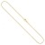 Goldkette, Ankerkette flach Gelbgold 585/14 K, Länge 60 cm, Breite 1.2 mm, Gewicht ca. 2.3 g, NEU - 1