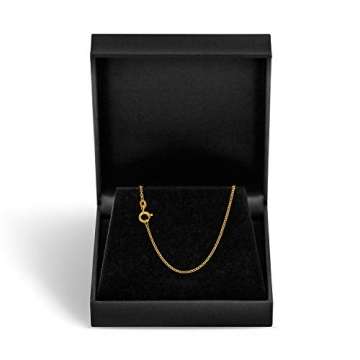 Goldkette, Ankerkette rund Gelbgold 585/14 K, Länge 70 cm, Breite 1.5 mm, Gewicht ca. 4.3 g, NEU - 6