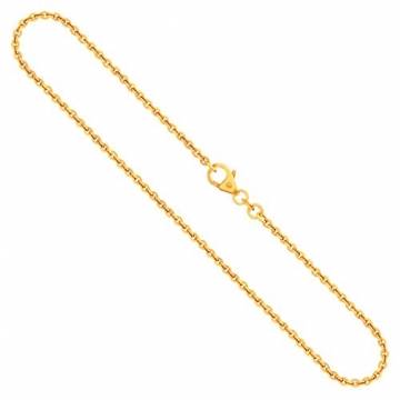Goldkette, Ankerkette rund Gelbgold 585/14 K, Länge 70 cm, Breite 2 mm, Gewicht ca. 7.8 g, NEU - 1