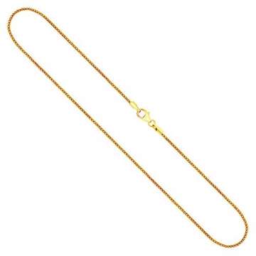 Goldkette, Bingokette Gelbgold 750/18 K, Länge 42 cm, Breite 1.3 mm, Gewicht ca. 5.3 g, NEU - 1