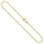 Goldkette Herren Echtgold 1,4 mm, Panzerkette flach 333 aus Gelbgold, Kette Gold mit Stempel, Halskette mit Federringverschluss, Länge 70 cm, Gewicht ca. 3,9 g, Made in Germany - 1